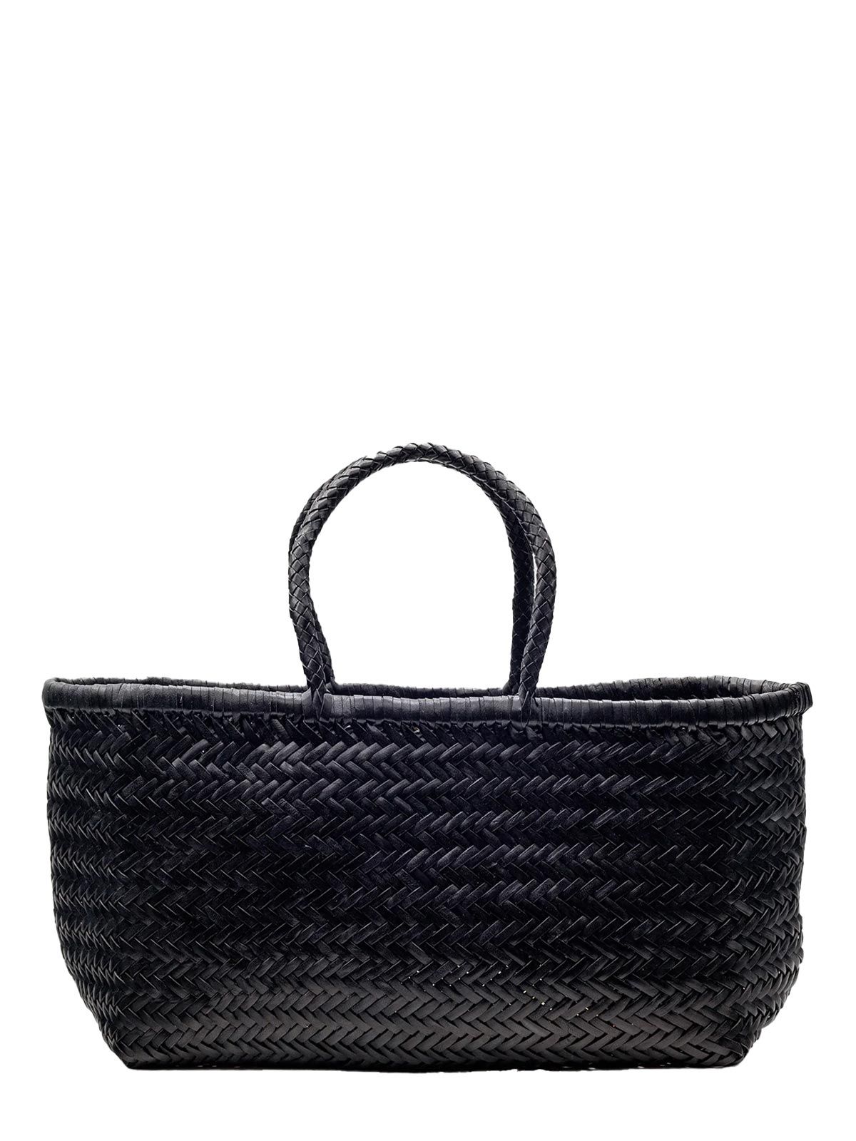 バッグ Dragon Diffusion BAMBOO TRIPLE JUMP BIG DRAGON DIFFUSION Bamboo Triple Jump Big woven leather tote